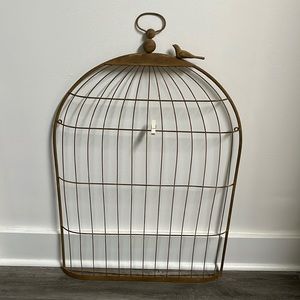 Metal Birdcage Photo/etc Holder Home Decor